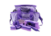 Grooming Kit Eurohunter Soft Touch Bag & Brushes Purple