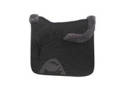 Saddlecloth Dressage Sheepskin Grainge Black & Grey