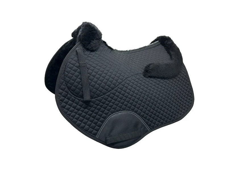 Saddlecloth Jumping Sheepskin Grainge Black & Black