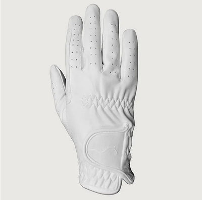 Gloves Eurohunter Riding White-Ascot Saddlery-Ascot Saddlery