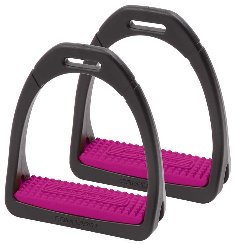 Stirrup Irons Compositi Premium Raspberry [:large]