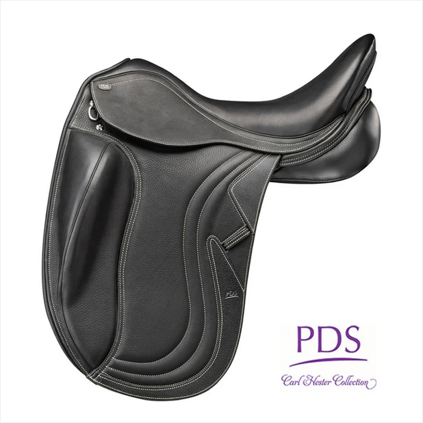 Pds Brioso Monoflap Dressage Saddle Black [:17.0"]