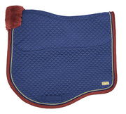 Saddlecloth Dressage Fleece Trim Estate 2023 Navy & Burgundy