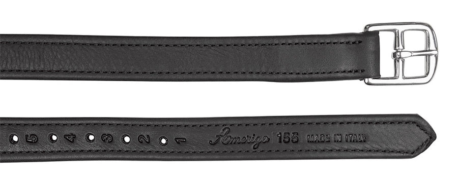 Stirrup Leathers Amerigo Black [:145cm]