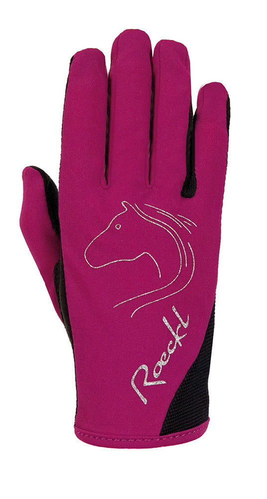 Gloves Roeckl Tryon Junior Berry [:5.0]