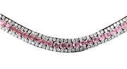 Browband Lumiere Baby Pink Crystal Black Cob