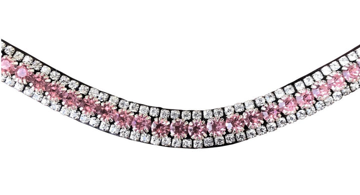 Browband Lumiere Baby Pink Crystal Black Cob