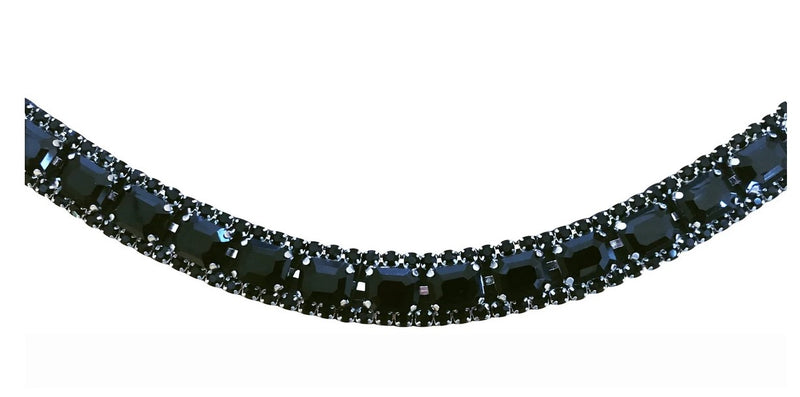 Browband Lumiere Onyx Crystal Black Full