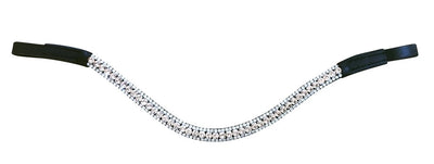 Browband Lumiere Champagne Crystal Black Full