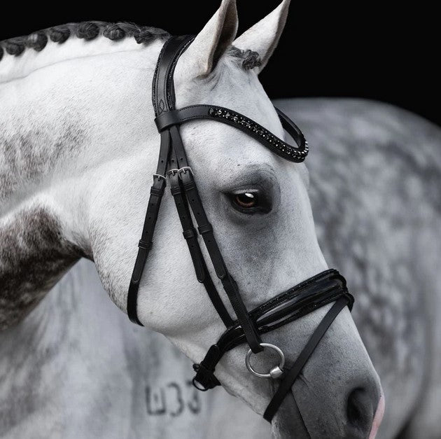 Bridle Lumiere Arcadia Hanoverian Luxury Black [:cob]