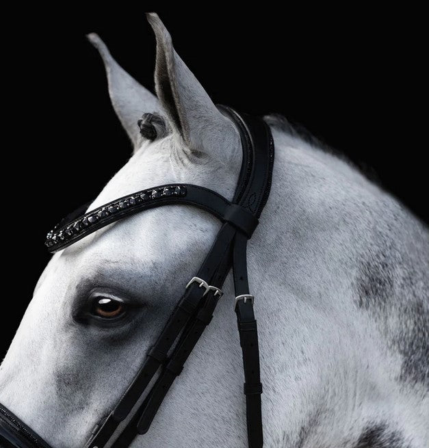 Bridle Lumiere Arcadia Hanoverian Luxury Black [:cob]