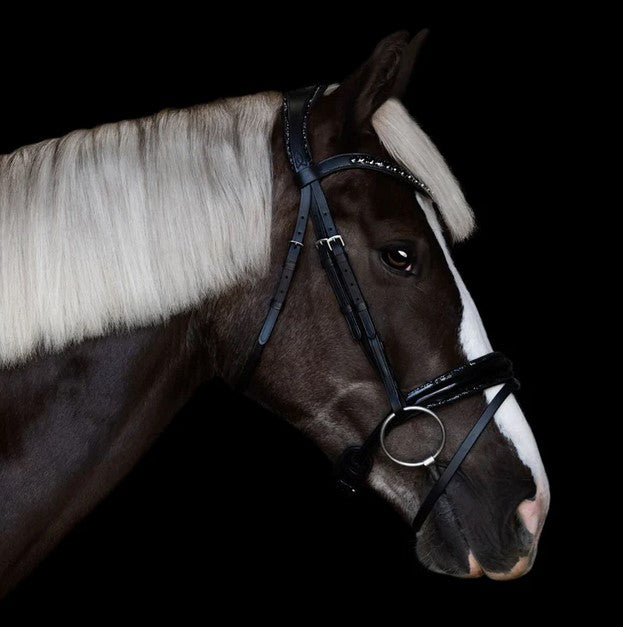 Bridle Lumiere Arcadia Hanoverian Luxury Black [:cob]