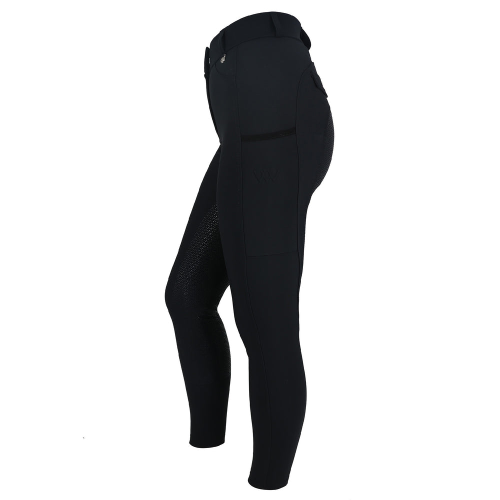 Tights Woof Wear Hybrid Full Seat Black Ladies [:08]