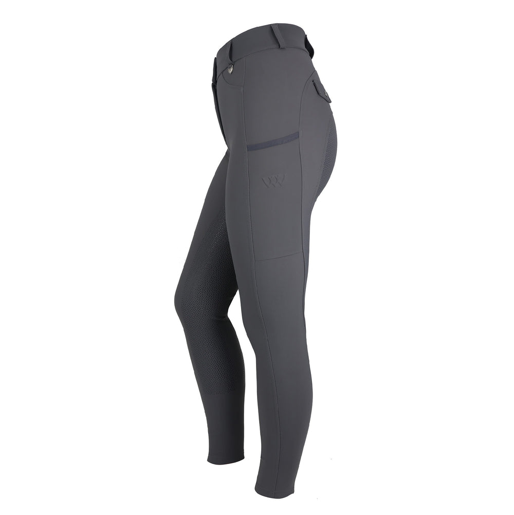Tights Woof Wear Hybrid Full Seat Grey Ladies [:08]
