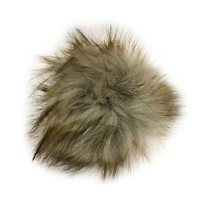 Hat Cover Pom Pom Attachable Woof Wear Black & Tan
