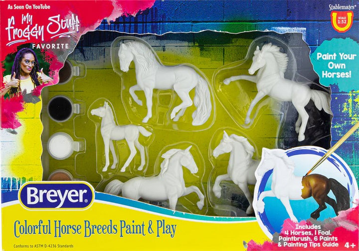 Breyer Activity Horse Crazy Colourful Breeds Paint Kit