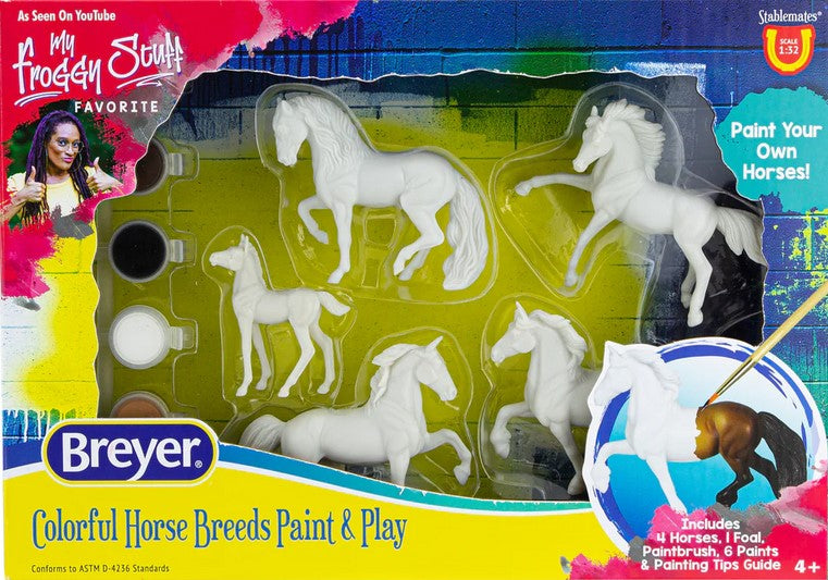 Breyer Activity Horse Crazy Colourful Breeds Paint Kit