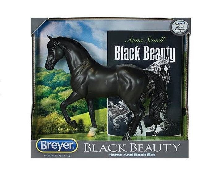 Breyer Freedom Black Beauty & Book Set
