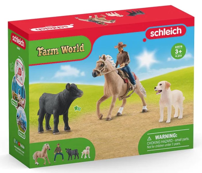 Schleich Horse Set Western Riding Adventures
