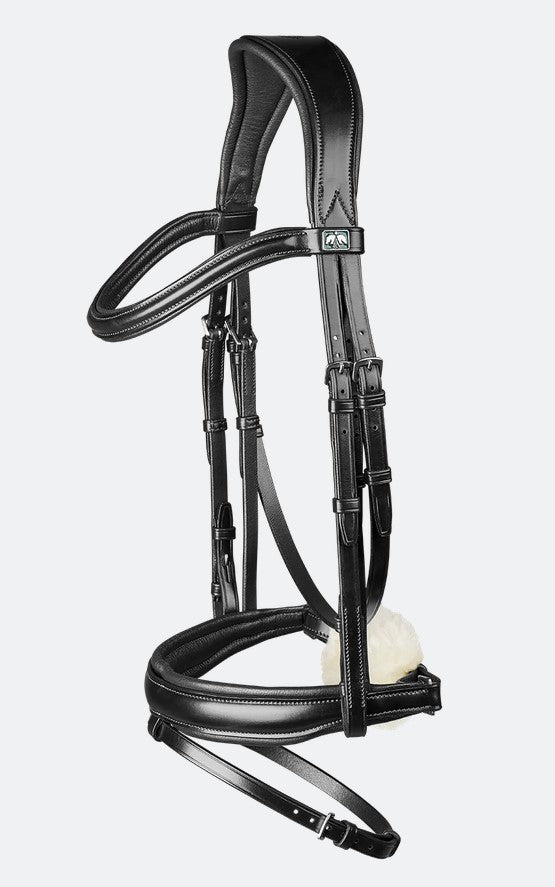 Bridle Arena Dressage No Reins Black [:cob]