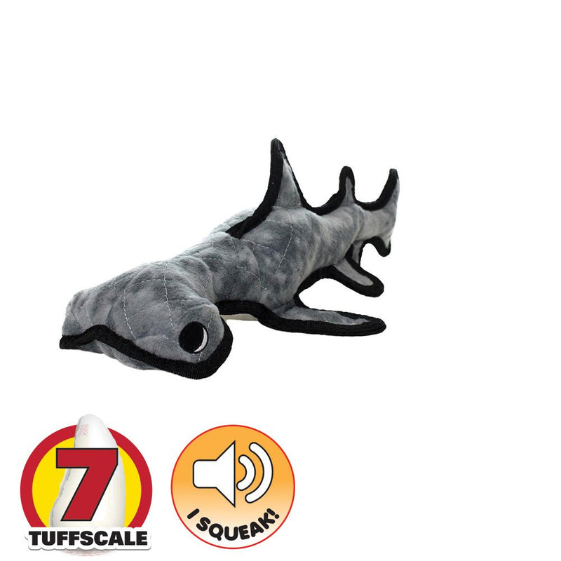 Tuffy Dog Toy Shark Hammerhead 43cm Tuffscale 7