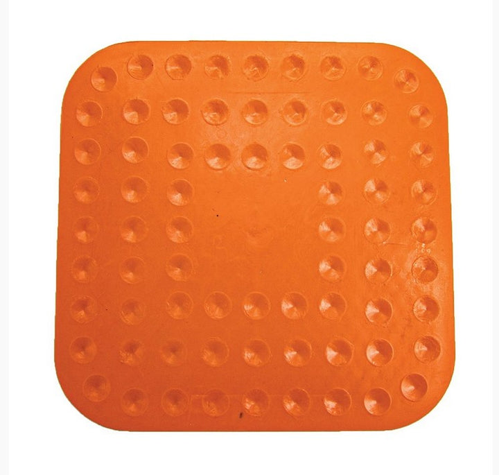 Lick Mat Scream Square Non Skid Base Orange