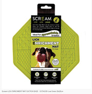 Lick Mat Scream Octagon Suction Base Green