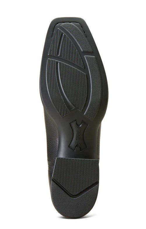 Western Boots Ariat Booker Ultra Square Toe S23 Black Deertan Mens [:8.0]