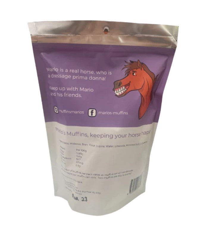 Horse Treat Marios Muffins 400gm Liquorice