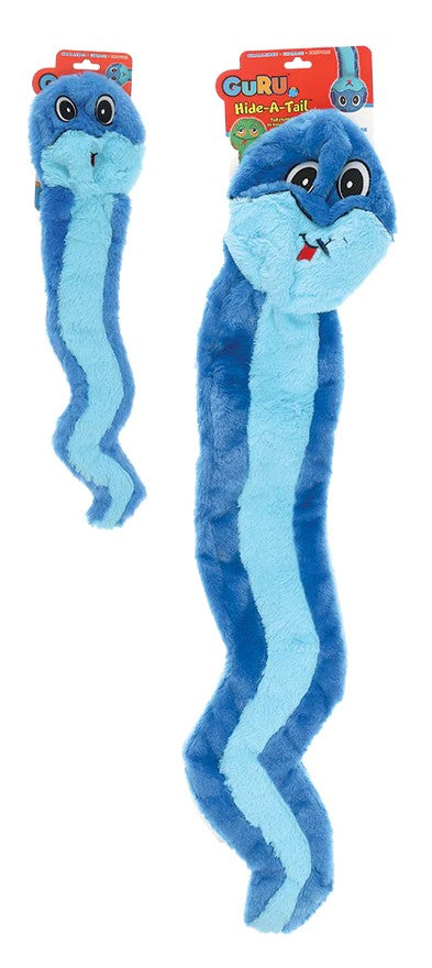 Guru Dog Toy Hide A Tail Blue Snake Medium 38cm