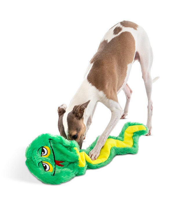 Guru Dog Toy Hide A Tail Green Snake Large 51cm