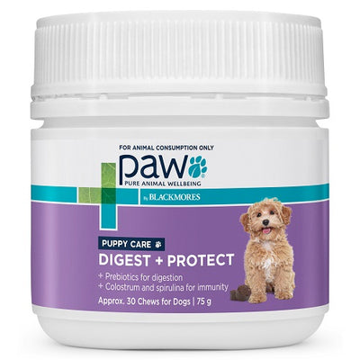 Paw Digest & Protect Puppy Care 75gm 30 Chews