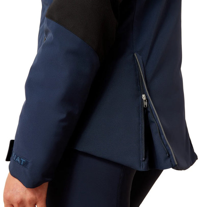 Jacket Ariat Valor H20 W24 Navy Colorblock Ladies [:small]