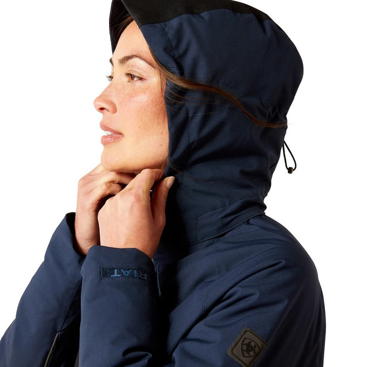 Jacket Ariat Valor H20 W24 Navy Colorblock Ladies [:small]