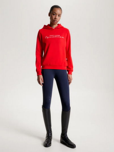 Hoodie Tommy Hilfiger Greenwich Graphic Fierce Red Ladies [:small]