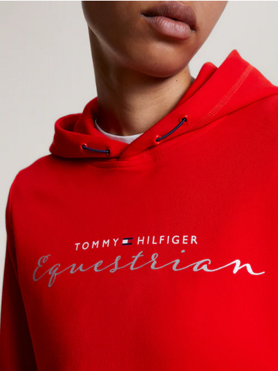 Hoodie Tommy Hilfiger Greenwich Graphic Fierce Red Ladies [:small]