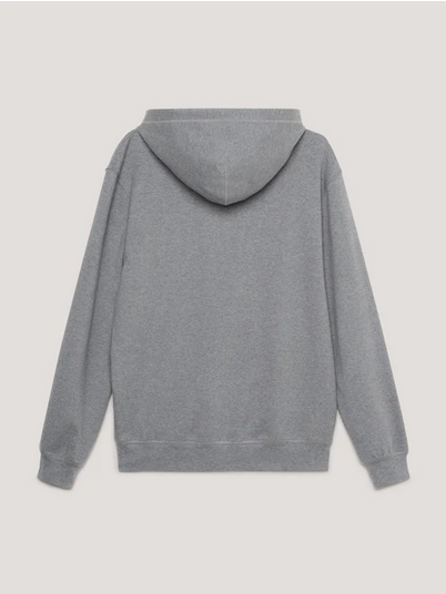 Hoodie Tommy Hilfiger Williamsburg Graphic Grey Melange Mens [:large]