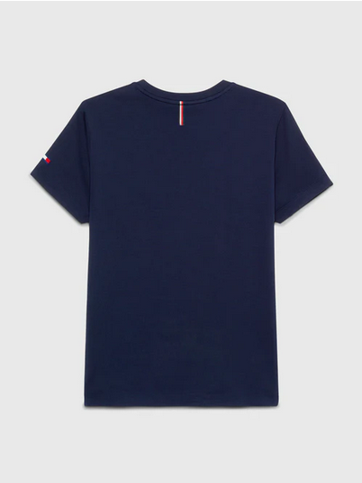 Tee Shirt Tommy Hilfiger Brooklyn Graphic Short Sleeve Desert Sky Ladies [:small]