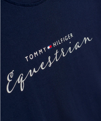 Tee Shirt Tommy Hilfiger Brooklyn Graphic Short Sleeve Desert Sky Ladies [:small]