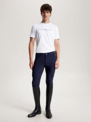 Tee Shirt Tommy Hilfiger Williamsburg Graphic Short Sleeve Optic White Mens [:medium]