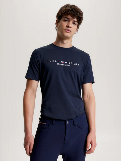 Tee Shirt Tommy Hilfiger Williamsburg Graphic Short Sleeve Desert Sky Mens [:medium]