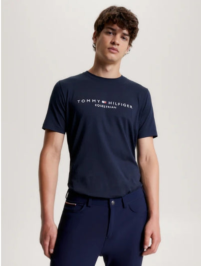 Tee Shirt Tommy Hilfiger Williamsburg Graphic Short Sleeve Desert Sky Mens [:large]
