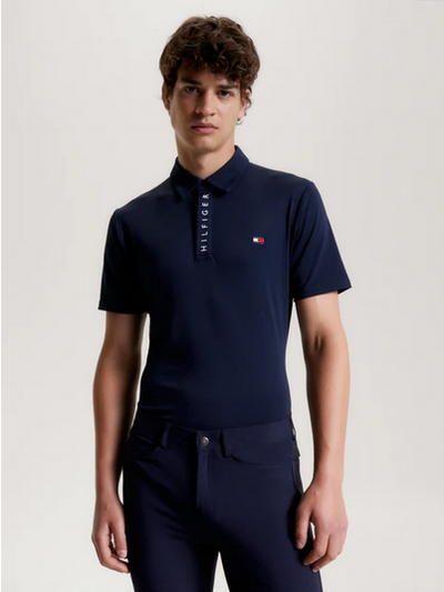 Polo Top Tommy Hilfiger Harlem Logo Desert Sky [:medium]