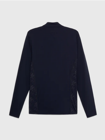Training Top Tommy Hilfiger Wellington Long Sleeve 1/4 Zip Desert Sky Mens [:medium]