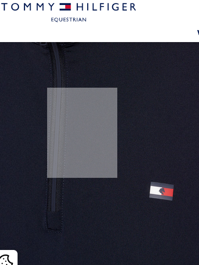Training Top Tommy Hilfiger Wellington Long Sleeve 1/4 Zip Desert Sky Mens [:medium]