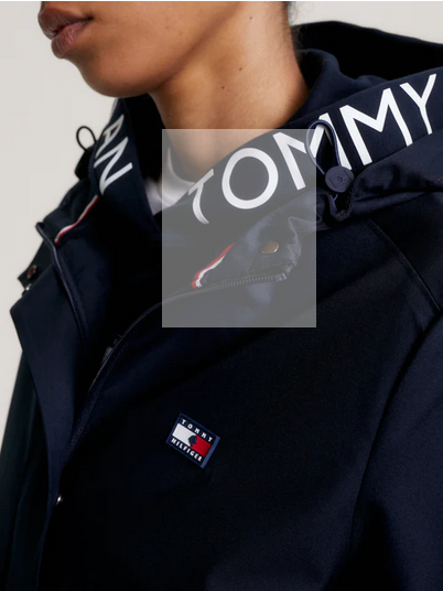 Jacket Tommy Hilfiger Washington Long Rain Desert Sky Ladies [:large]