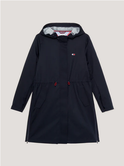Jacket Tommy Hilfiger Washington Long Rain Desert Sky Ladies [:large]