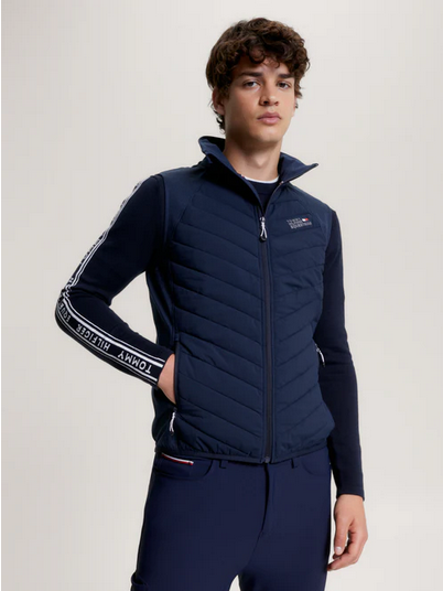 Vest Tommy Hilfiger Gramercy Insulated Hybrid Vest Desert Sky Mens [:medium]