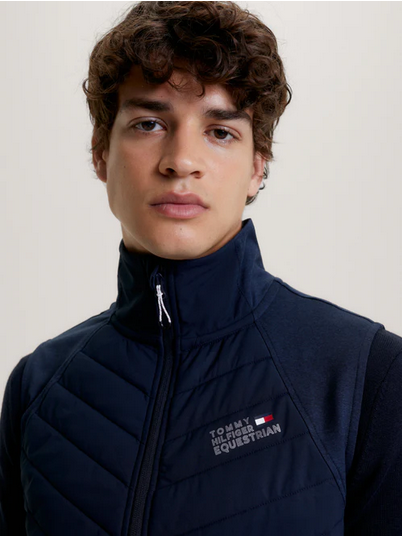 Vest Tommy Hilfiger Gramercy Insulated Hybrid Vest Desert Sky Mens [:medium]