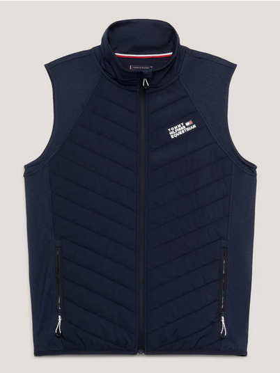 Vest Tommy Hilfiger Gramercy Insulated Hybrid Vest Desert Sky Mens [:medium]